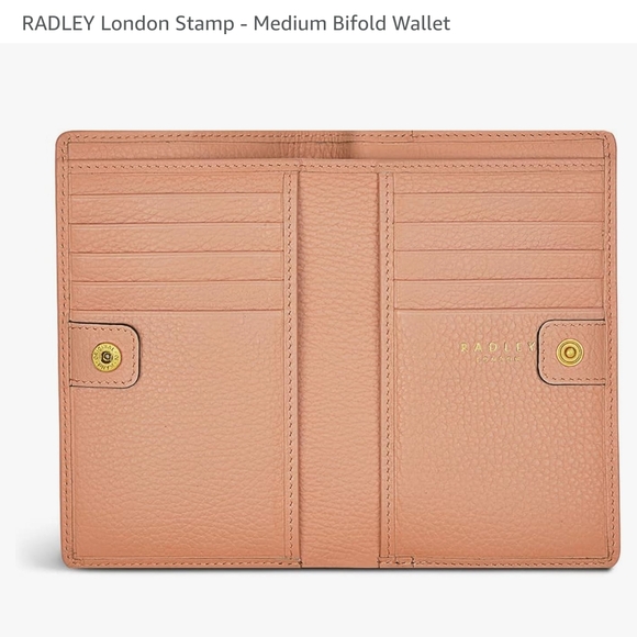 RADLEY LONDON medium bi-fold wallet in Grapefruit - Picture 4 of 14